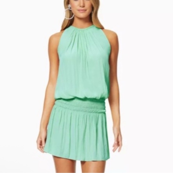 Ramy Brook Audrey Lightweight Halter Dress NWT Size Medium - Picture 1 of 8
